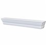 vidaXL 2X Ètagère Murale Blanc Salon Chambre Coucher Armoire Rangement Placard