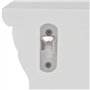 vidaXL 2X Ètagère Murale Blanc Salon Chambre Coucher Armoire Rangement Placard