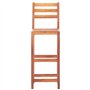 vidaXL Lot de 2 chaises de Cuisine en Bois d'acacia Massif