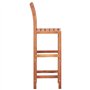 vidaXL Lot de 2 chaises de Cuisine en Bois d'acacia Massif