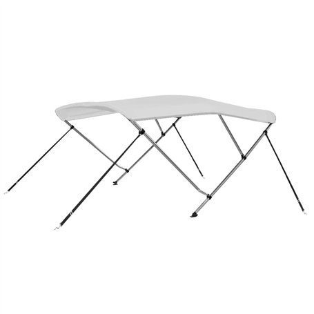 VidaXL Haut de Bikini 3 nœuds Blanc 183 x 196 x 140 cm