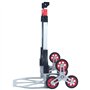 vidaXL - Treppen-Transportwagen Klappbar 70 kg Aluminium Silbern