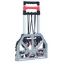 vidaXL - Treppen-Transportwagen Klappbar 70 kg Aluminium Silbern