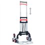 vidaXL - Treppen-Transportwagen Klappbar 70 kg Aluminium Silbern