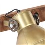 Bussandri Exclusive - Applique murale industrielle E27 45x25 cm couleur laiton