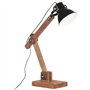 Lampe de bureau industrielle Noir Rond 58x18x90 cm E27
