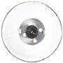 Lampe de bureau industrielle Noir Rond 58x18x90 cm E27