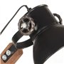 Lampe de bureau industrielle Noir Rond 58x18x90 cm E27