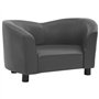 SONDEY VIDAXL Canape pour Chien Gris 67x41x39 cm Similicuir
