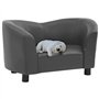 SONDEY VIDAXL Canape pour Chien Gris 67x41x39 cm Similicuir