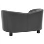 SONDEY VIDAXL Canape pour Chien Gris 67x41x39 cm Similicuir