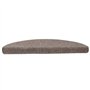 vidaXL - Treppenmatten Selbstklebend 15 Stk. Creme 56x17x3cm Nadelvlies