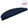vidaXL - vidaXL Selbstklebende Treppenmatten 15 Stk. Navy 65x21x4cm Nadelvlies