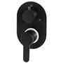 Bussandri Exclusive - Système de douche acier inoxydable 201 noir