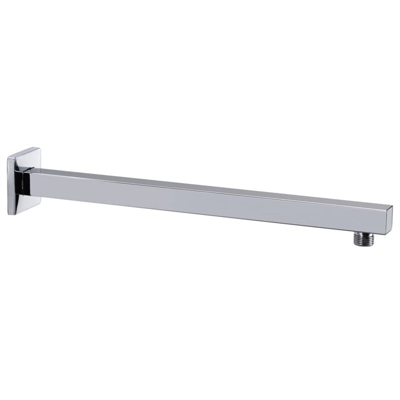 Bussandri Exclusive - Bras de douche carré 40 cm acier inoxydable 201 argent