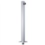 Bussandri Exclusive - Bras de douche carré 40 cm acier inoxydable 201 argent