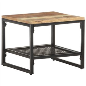 vidaXL Tavolino Laterale 40x40x35 cm in Legno Massello di Recupero