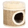 SONDEY VIDAXL Maison pour Chat avec Coussin de Luxe 33 cm Herbiers Marins