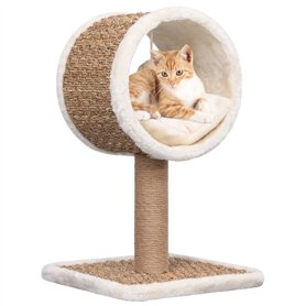 SONDEY VIDAXL Arbre a Chat et Tunnel superieur et Jouet 56 cm Herbiers Marins