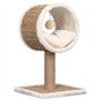 SONDEY VIDAXL Arbre a Chat et Tunnel superieur et Jouet 56 cm Herbiers Marins