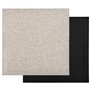 VidaXL Dalles de tapis de sol 20 pcs 5 m² 50x50 cm Beige clair