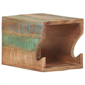 Support mural de vélos 35x25x25 cm Bois de récupération massif