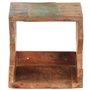 Support mural de vélos 35x25x25 cm Bois de récupération massif