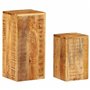 vidaXL Tavolini 2 pz in Legno Massello di Mango