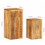 vidaXL Tavolini 2 pz in Legno Massello di Mango