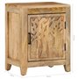 vidaXL Comodino 40x30x50 cm in Legno Massello di Mango