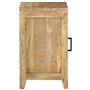 vidaXL Comodino 40x30x50 cm in Legno Massello di Mango