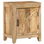 vidaXL Comodino 40x30x50 cm in Legno Massello di Mango
