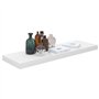 vidaXL Scaffali a Parete 4 pz Bianco Lucido 80x23,5x3,8 cm in MDF