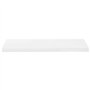 vidaXL Scaffali a Parete 4 pz Bianco Lucido 80x23,5x3,8 cm in MDF