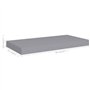 VidaXL Étagères murales flottantes 2 pcs Gris 50x23x3,8 cm MDF