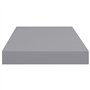 VidaXL Étagères murales flottantes 2 pcs Gris 50x23x3,8 cm MDF