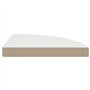 VidaXL Étagères d'angle flottantes 2 pcs Blanc 35x35x3,8 cm MDF