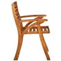 vidaXL Chaises de jardin 2 pièces en bois massif d'acacia