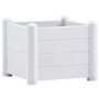 Jardinière surélevée PP Blanc 43x43x35 cm