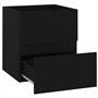 Armoire d'évier Noir 41x38,5x45 cm Aggloméré