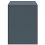 vidaXL Comodini 2 pz Grigio Chiaro 35x30x40 cm in Pino Massello