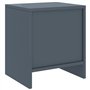 vidaXL Comodini 2 pz Grigio Chiaro 35x30x40 cm in Pino Massello