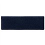 VidaXL Tapis d'escalier 15 pcs Tissu aiguilleté 65x25 cm Bleu