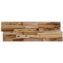 VidaXL Panneaux de revêtement mural 10 pcs 1,03m² Bois de teck recyclé