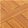 Dessus de table Bois de teck solide Rond 2,5 cm 50 cm