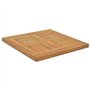 Dessus de table carré 40x40x2,5 cm Bois de teck massif