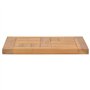 Dessus de table carré 40x40x2,5 cm Bois de teck massif