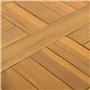 Dessus de table carré 40x40x2,5 cm Bois de teck massif