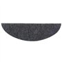 Tapis autoadhésifs de marches 10 pcs Gris foncé 56x17x3 cm