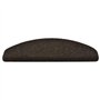 Tapis autoadhésifs de marches 5 pcs Marron 65x21x4cm Aiguilleté